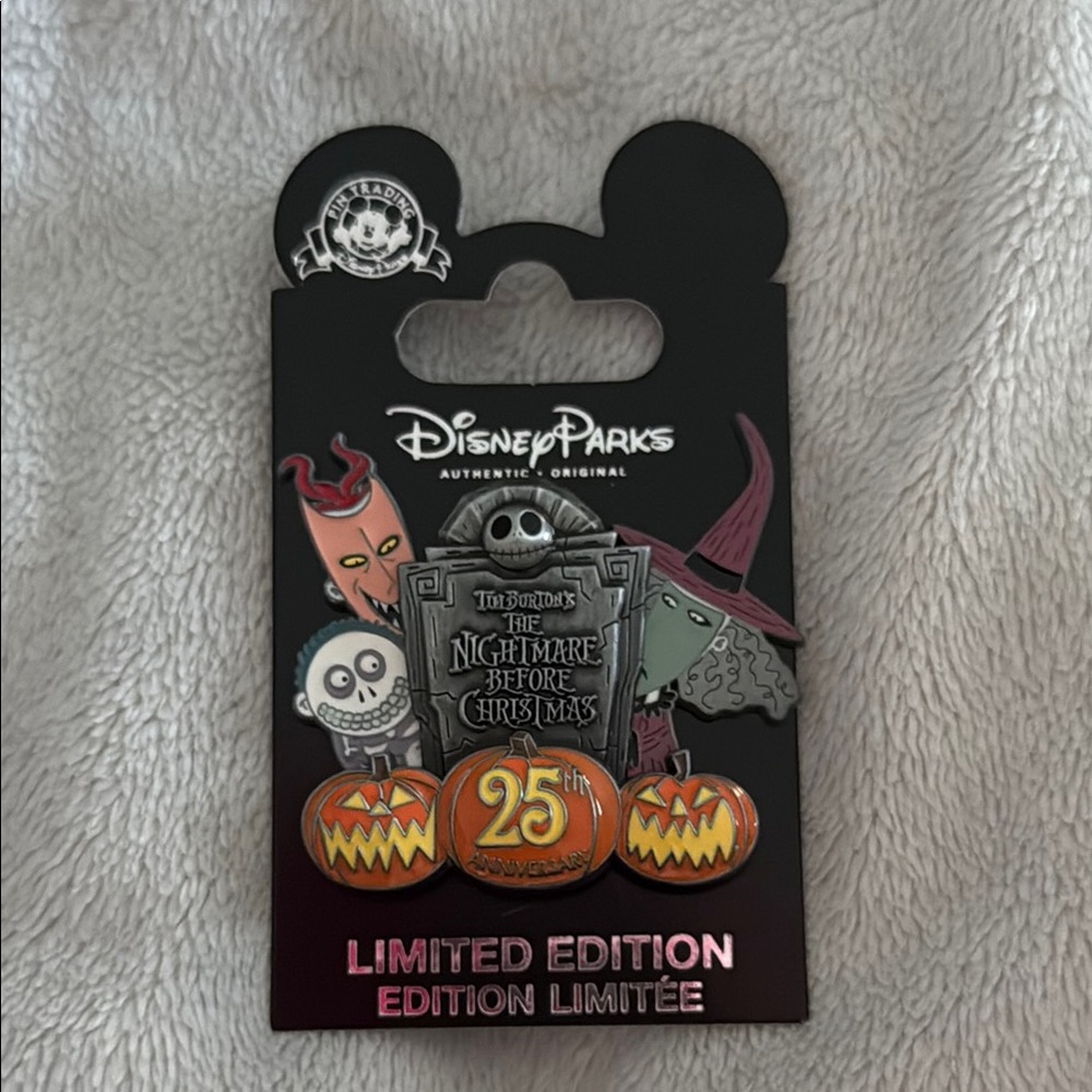 Nightmare Before Christmas 25th Anniversary Pin